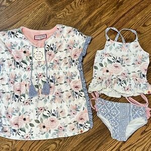 Cheeky Plum Swim and Coverup